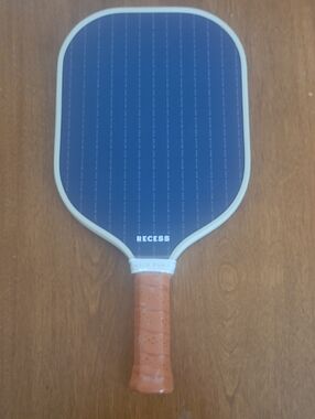 RECESS Quality Navy Blue Pickleball Paddle with Tan Grip
